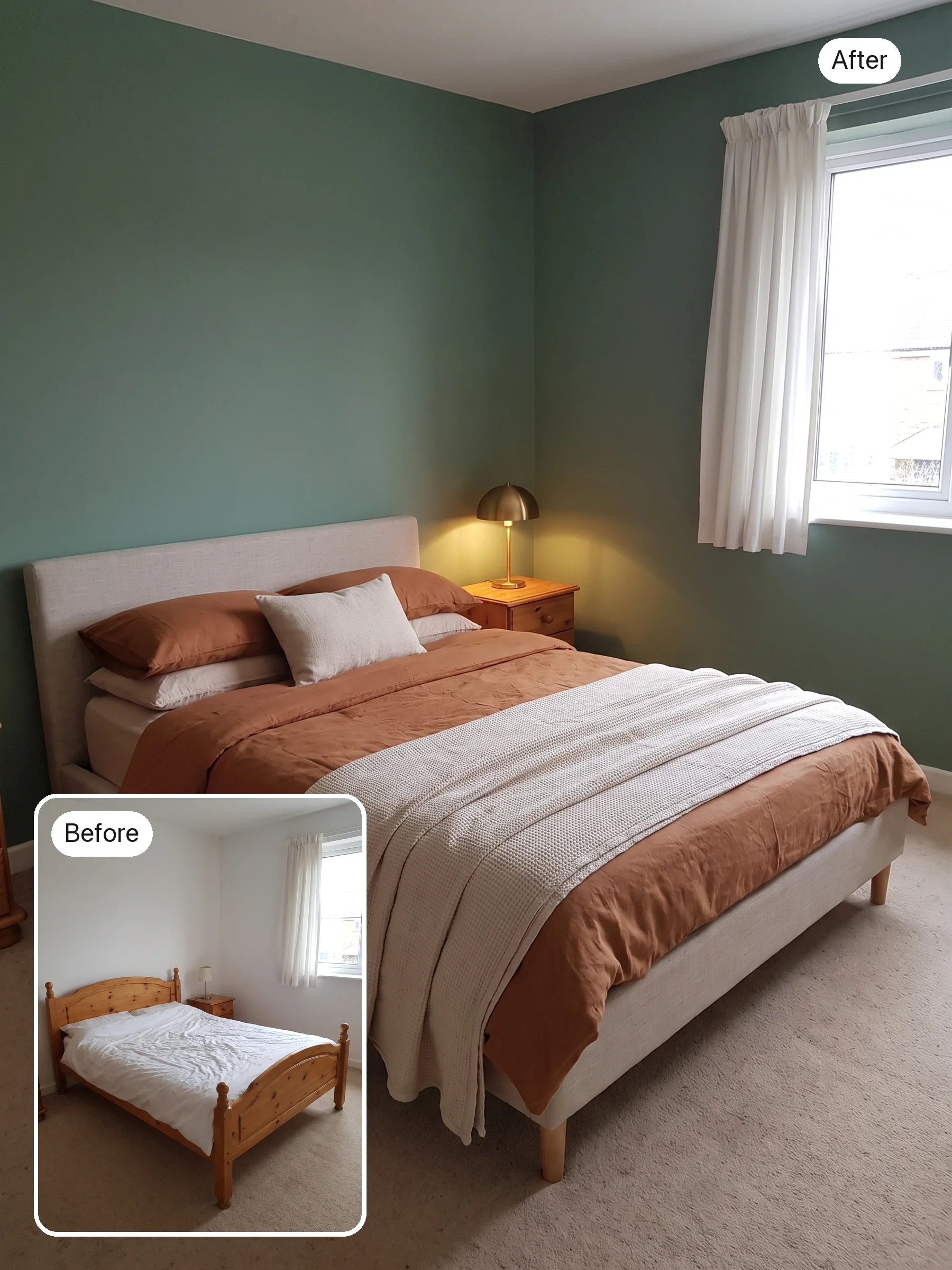 Interior design concepts on a real room