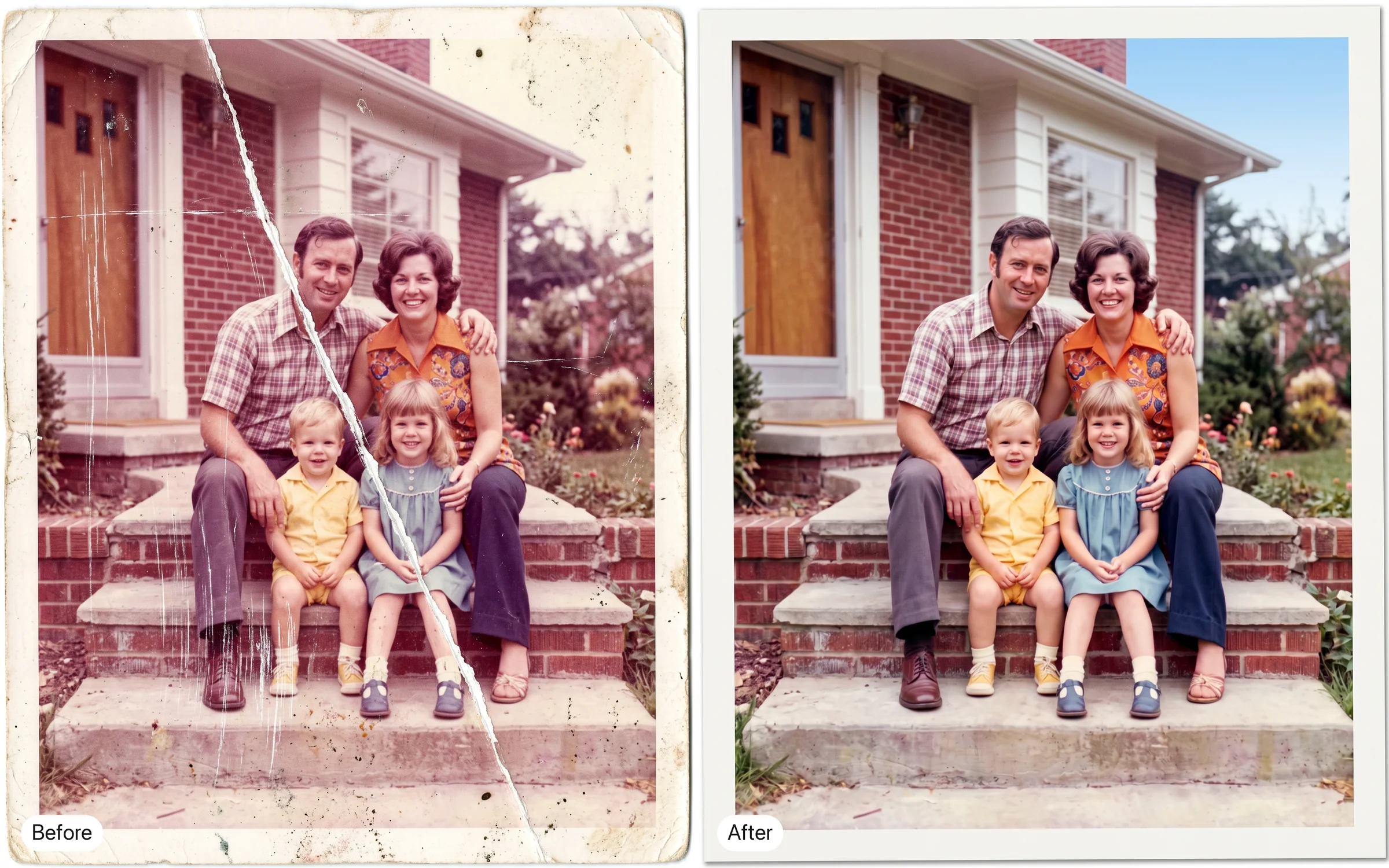 1970s photo restore