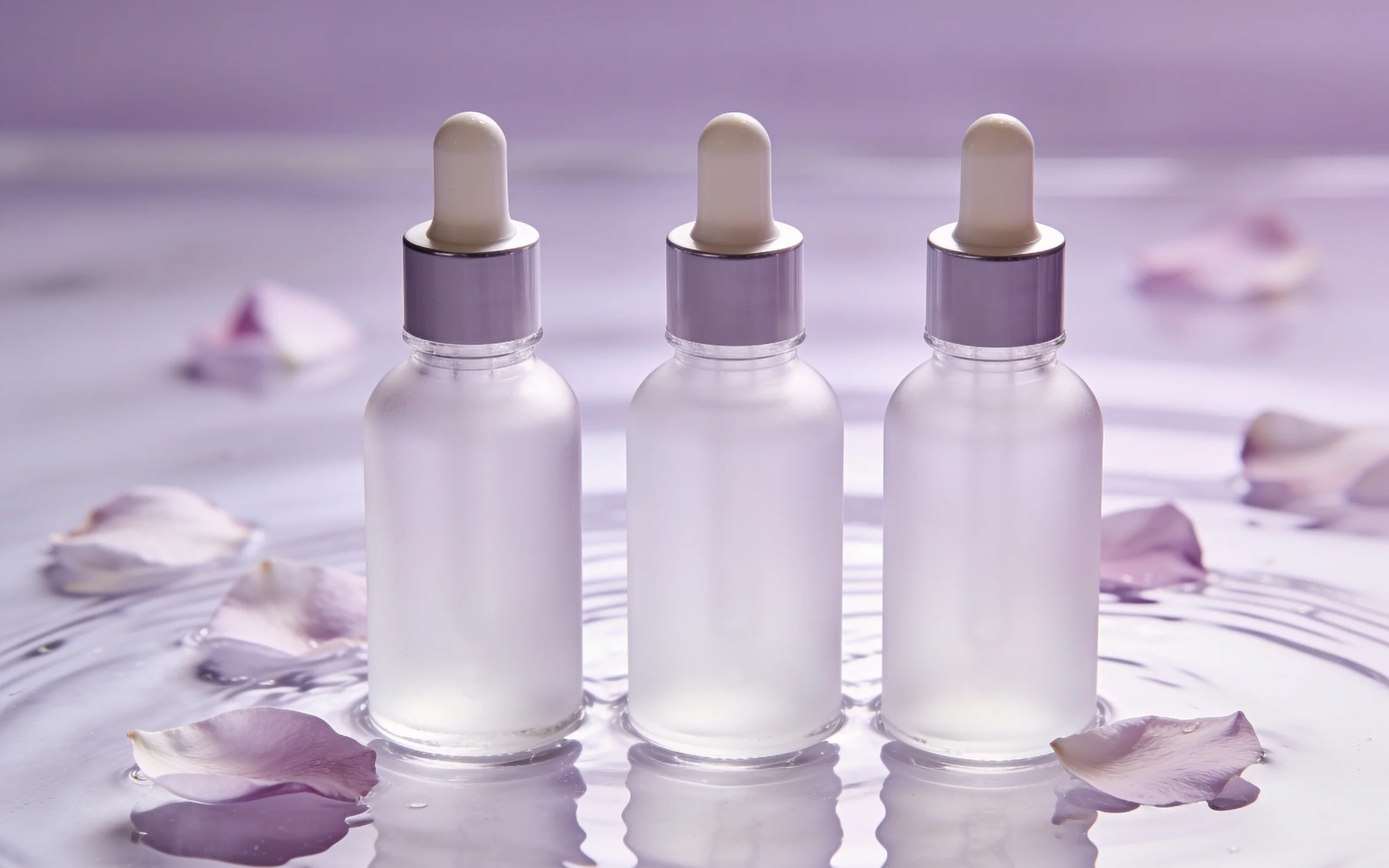 Skincare serum key visual