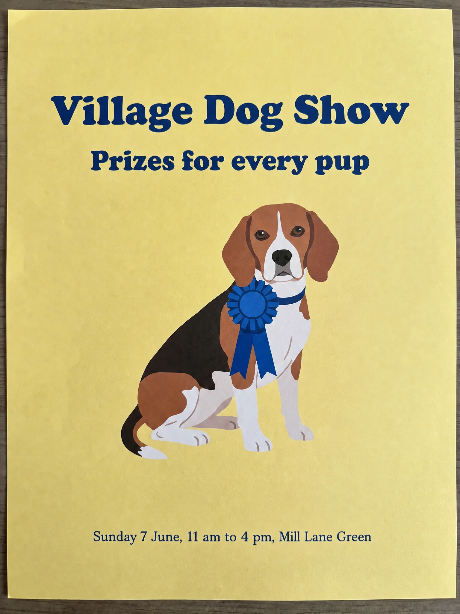 Flyers with small print