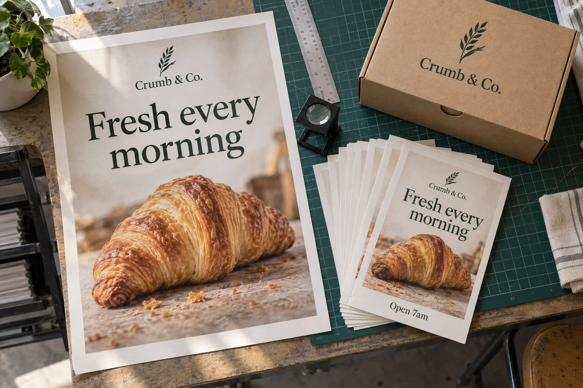 Print-ready marketing collateral at full resolution