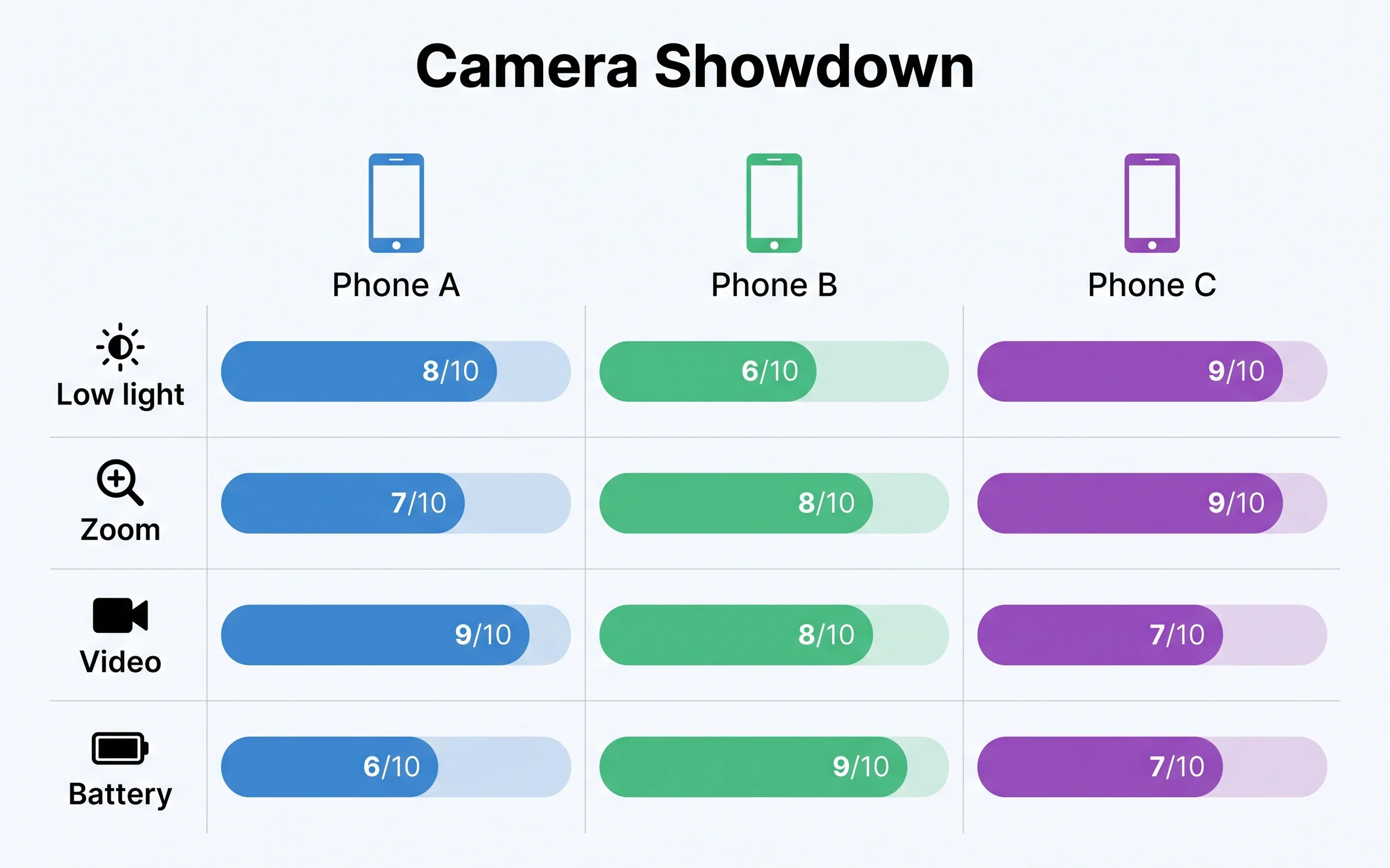 camera showdown comparison model capability image