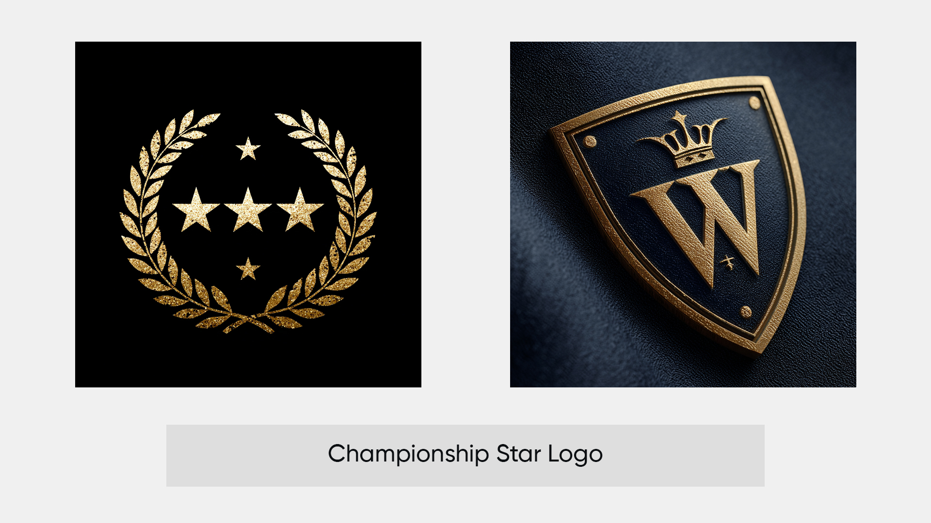 10. Football Logo with Symbols of Prestige