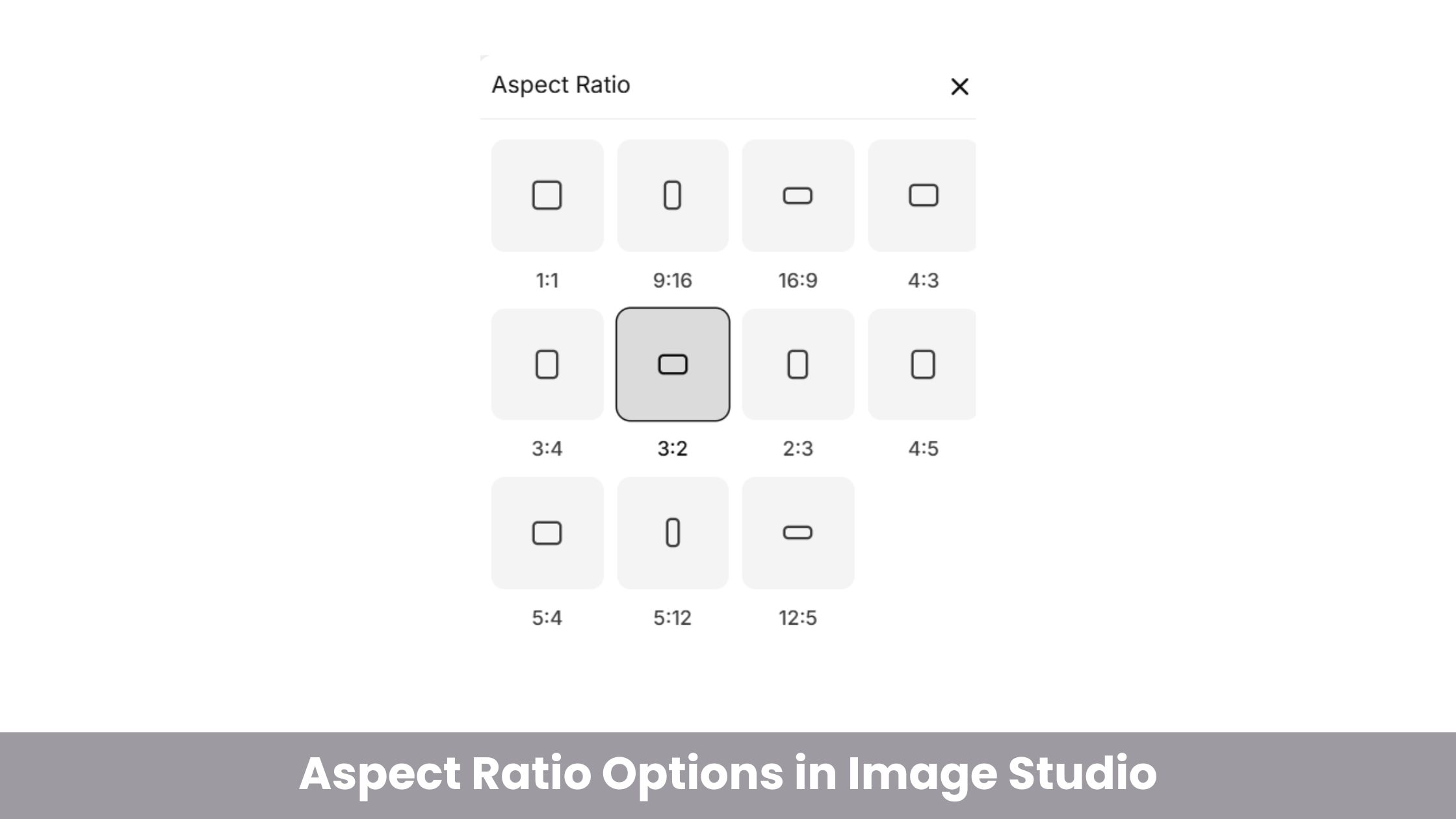 13 Aspect Ratios for Diverse Use Cases