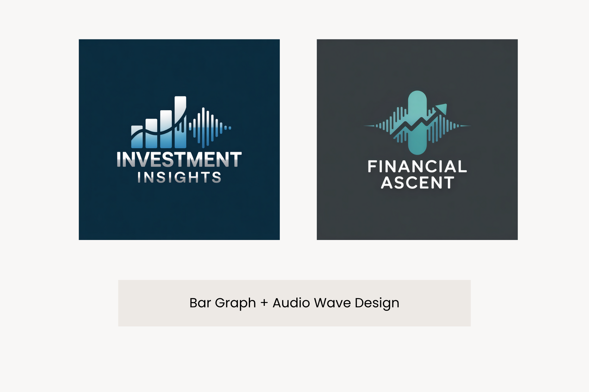 Bar Graph-Inspired Logo Ideas Generated by ImagineArt