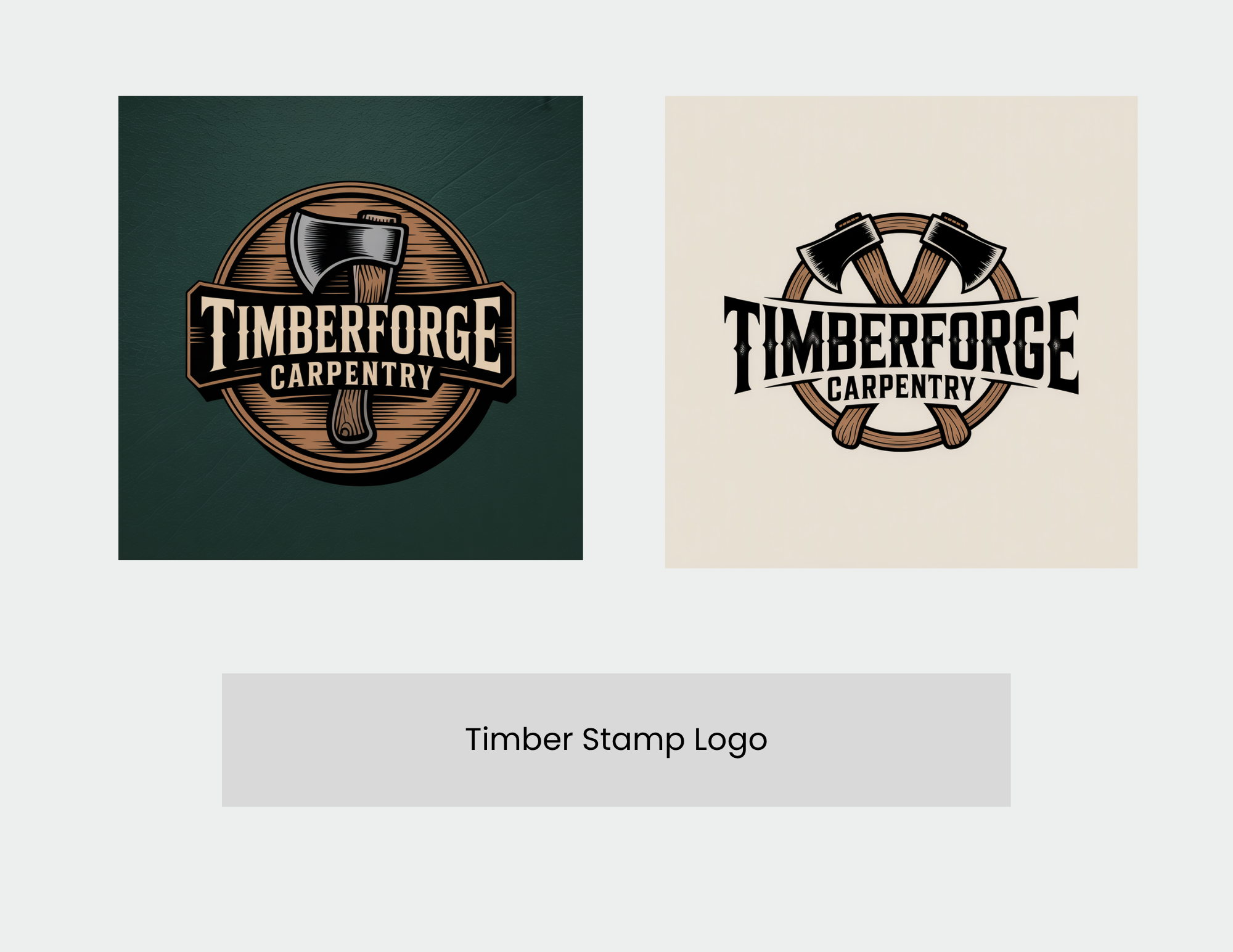 Timber-Inspired Logo Ideas Generated by ImagineArt