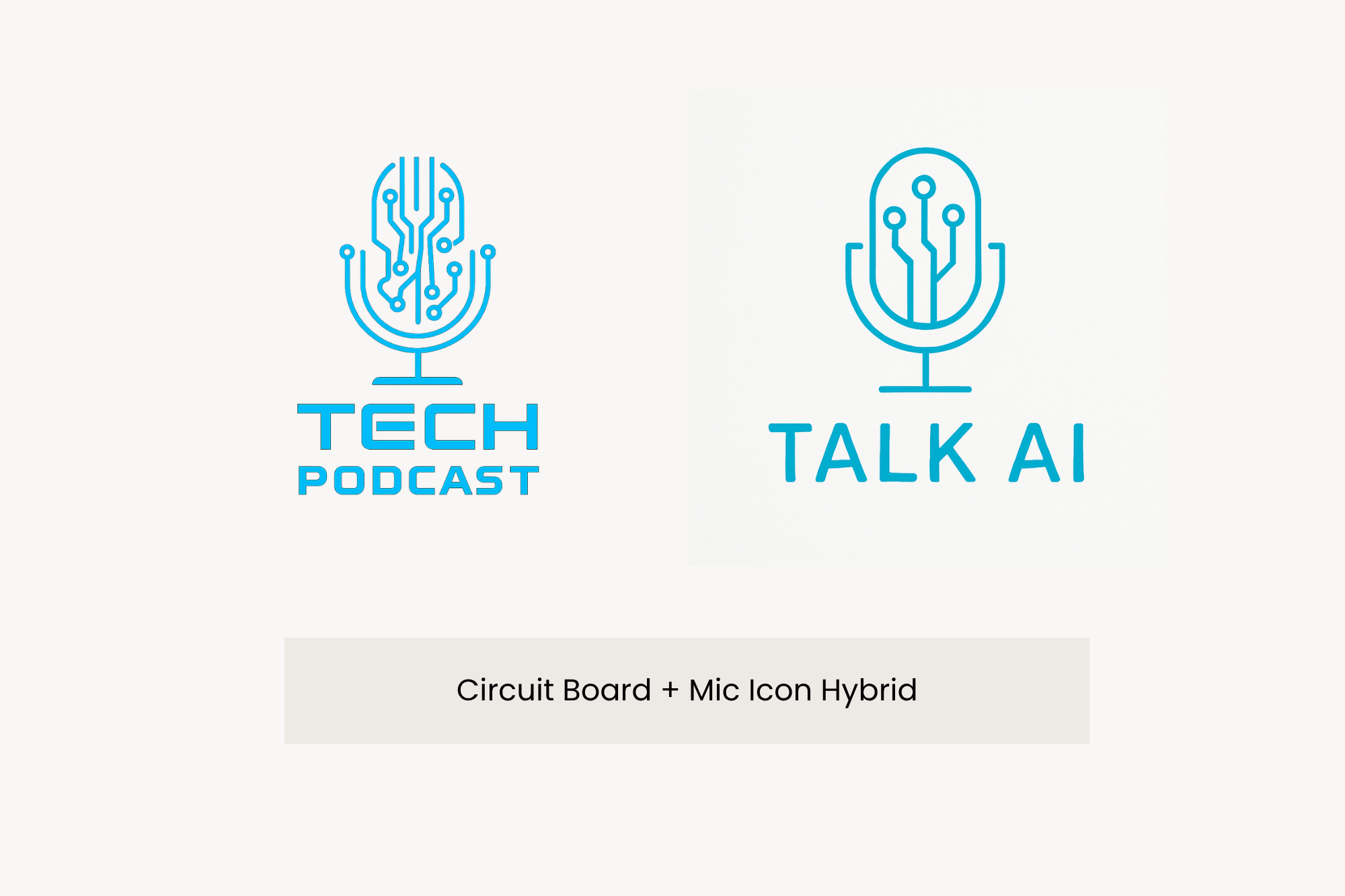 Circuitboard-Inspired Logo Ideas Generated by ImagineArt