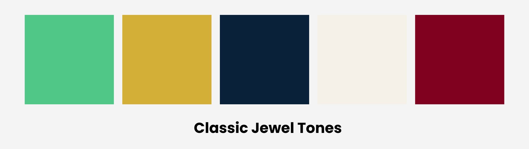 Emerald Green in Classic Jewel Tones