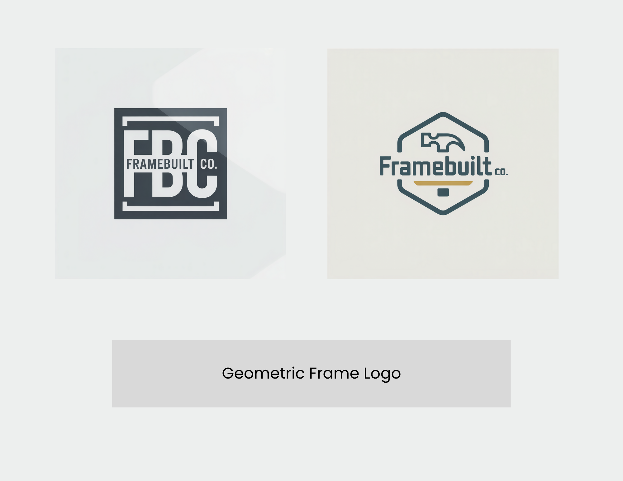 Geometric Frame Logo Ideas Generated by ImagineArt