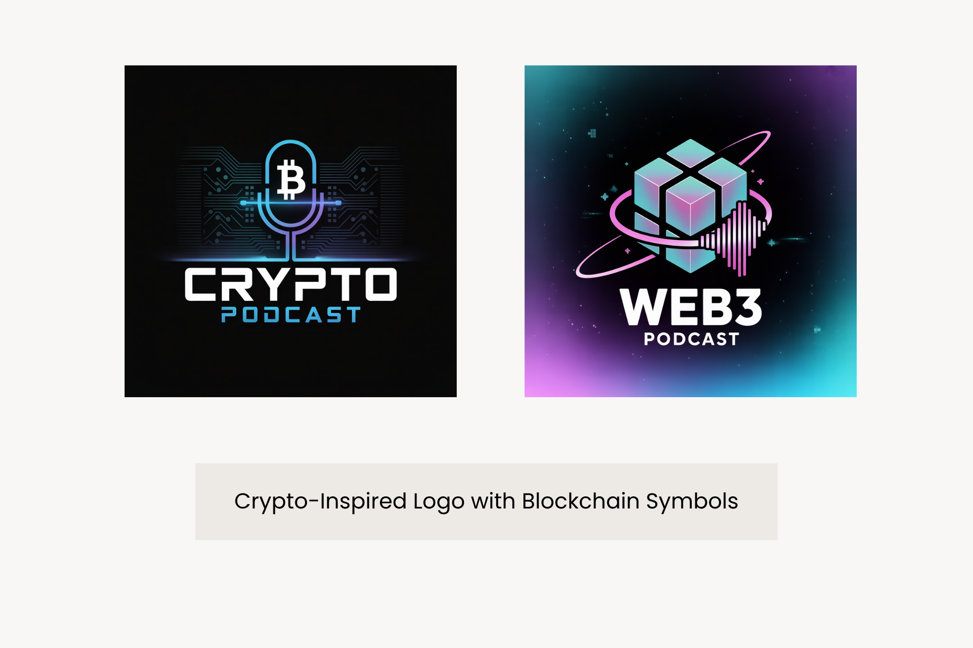 Crypto-Inspired Logo Ideas Generated by ImagineArt