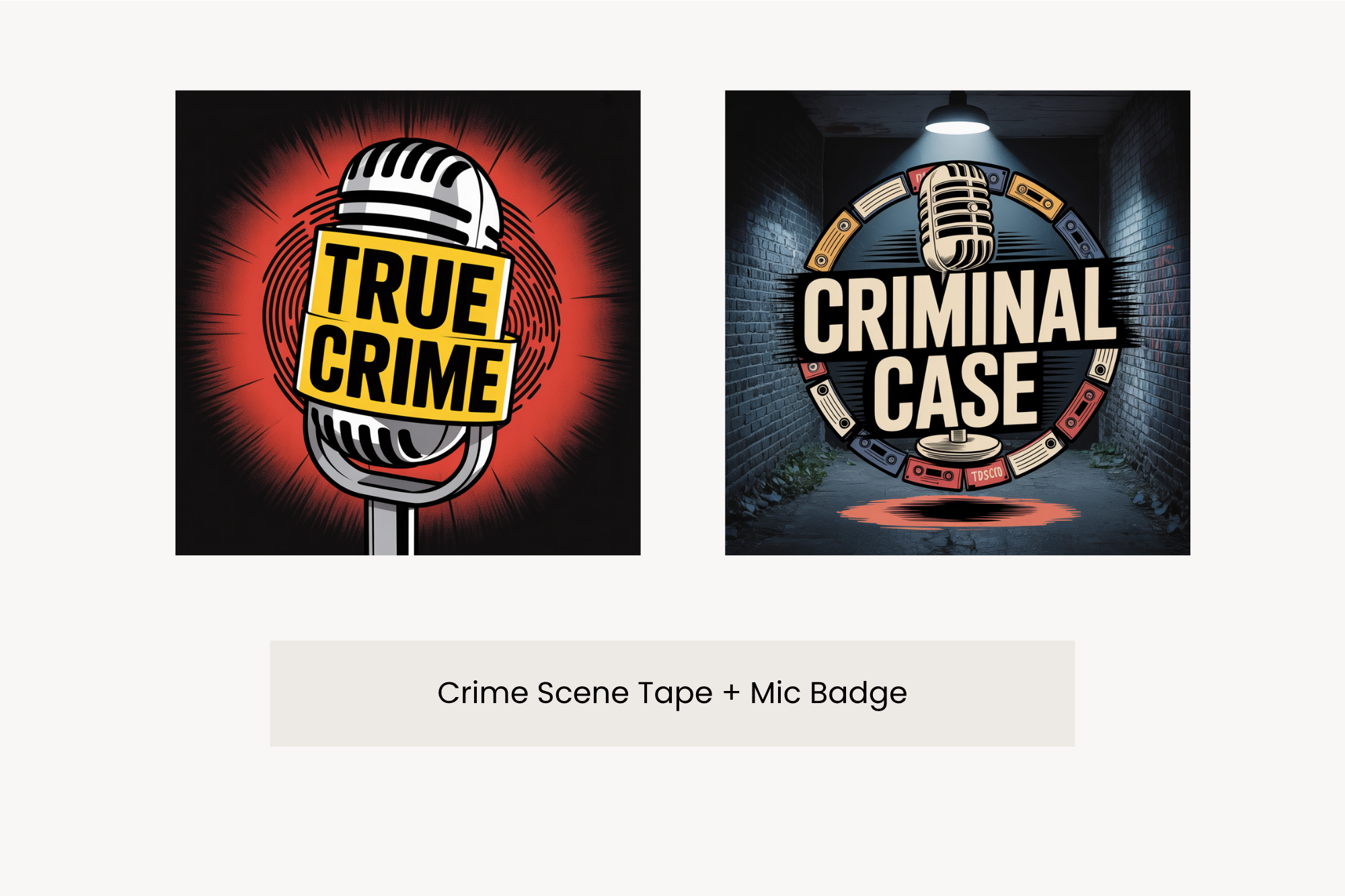 Crime Scene-Inspired Logo Ideas Generated by ImagineArt