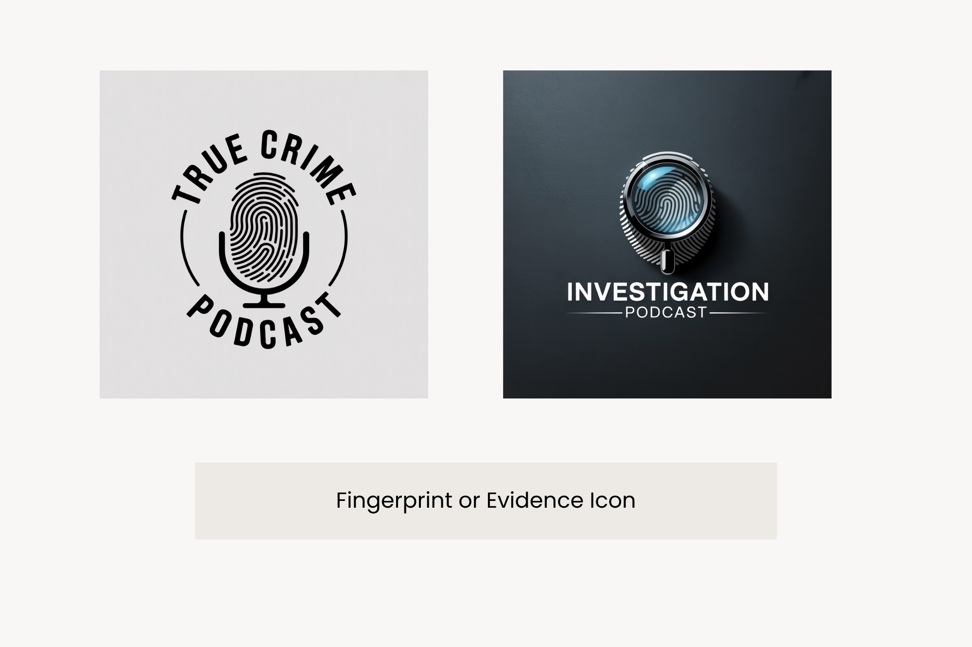 Fingerprint-Inspired Logo Ideas Generated by ImagineArt