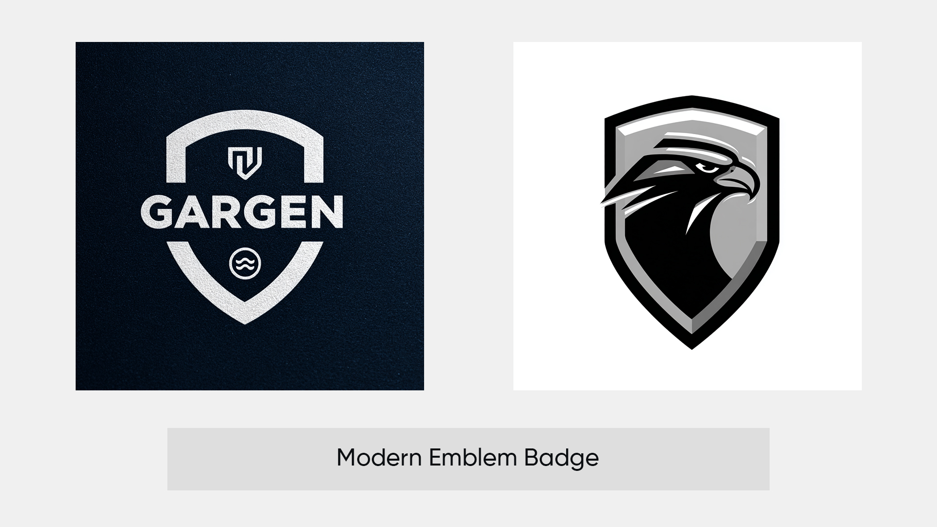 2. Football Logo with Emblem Badges 