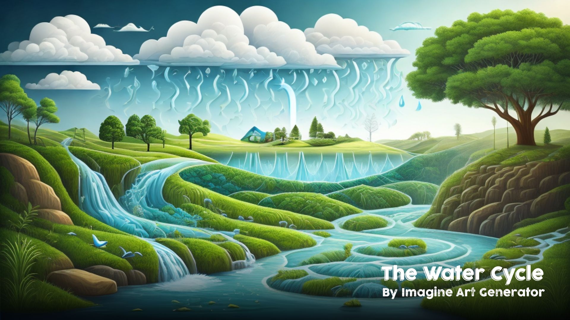 An example of a complex concept (Water Cycle)