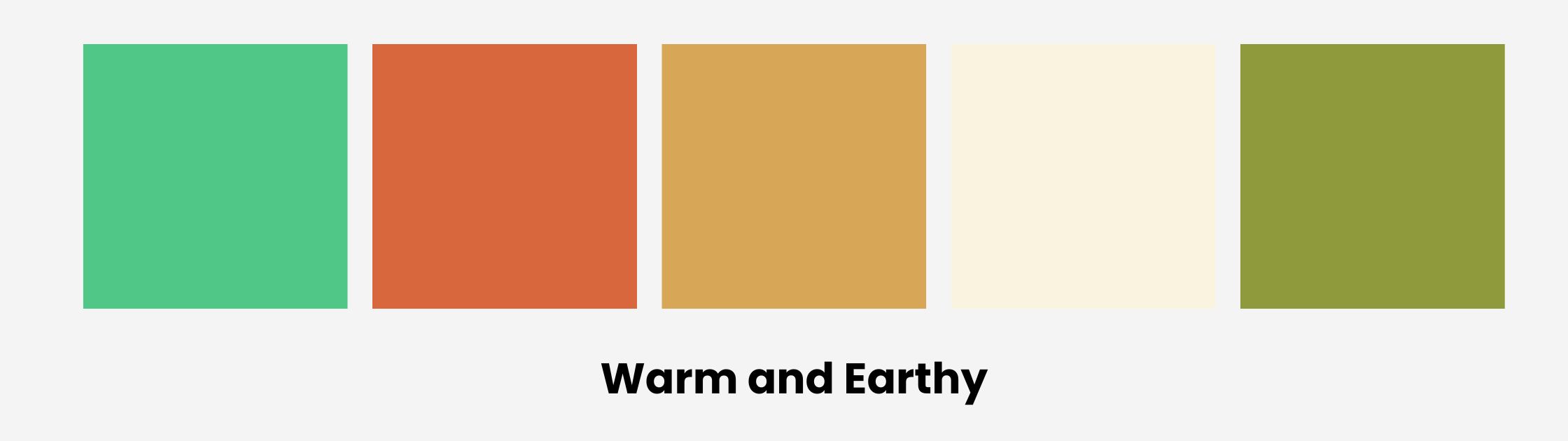 Emerald Green in Warm and Earth Palettes