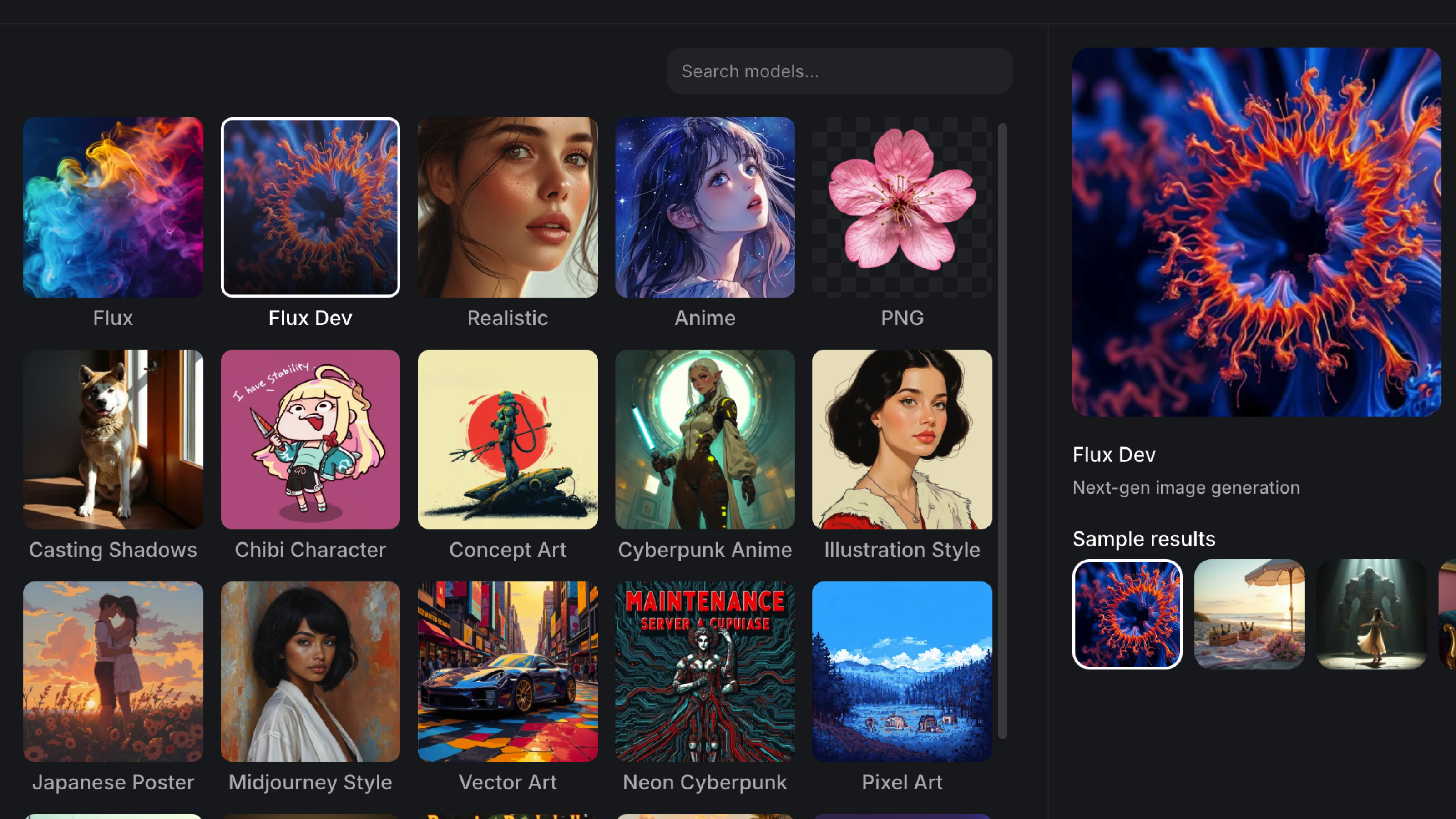 Dashboard of Imagine Ai Art Generator