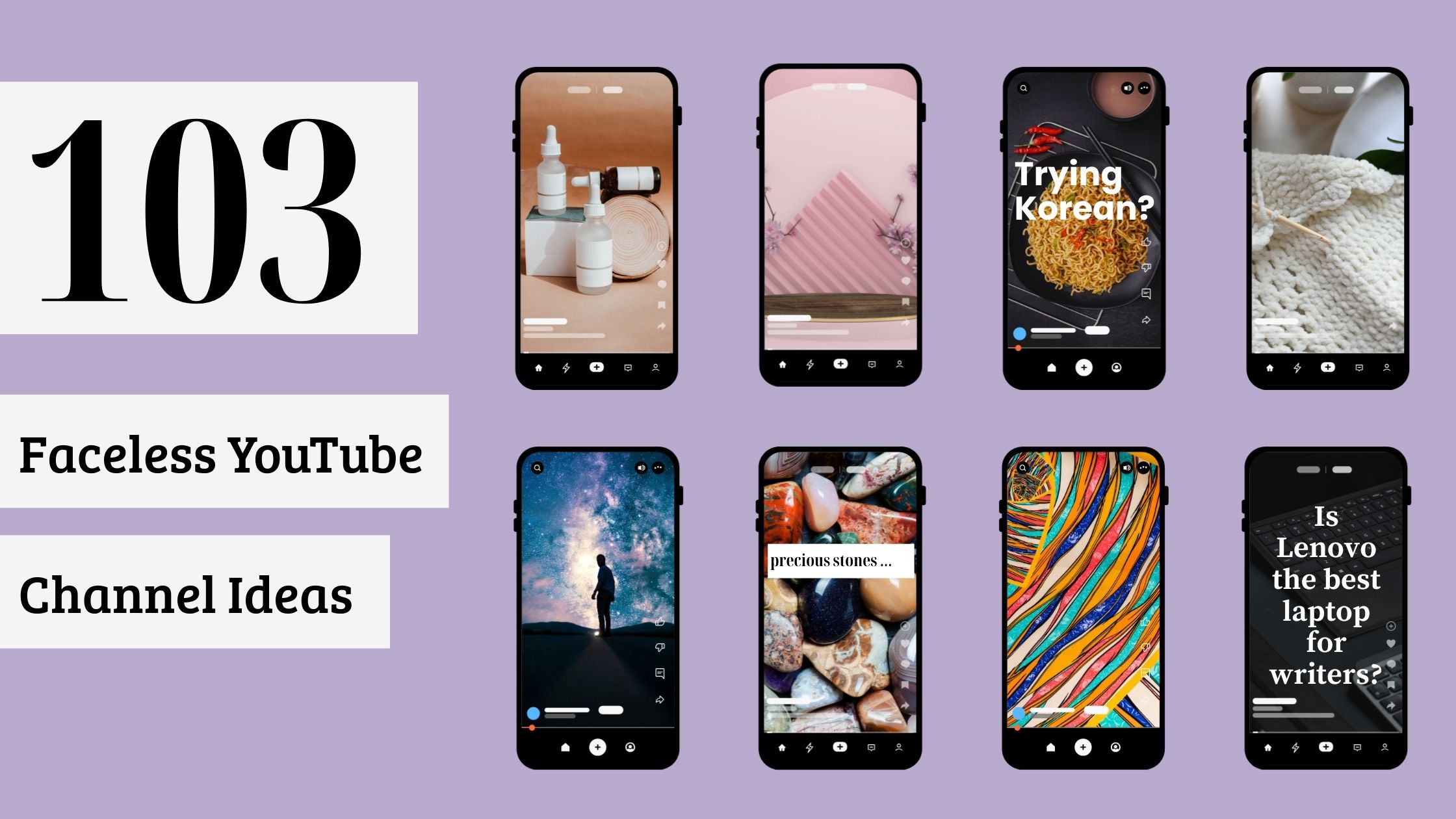 100+ Faceless YouTube Channel Ideas for | ImagineShorts