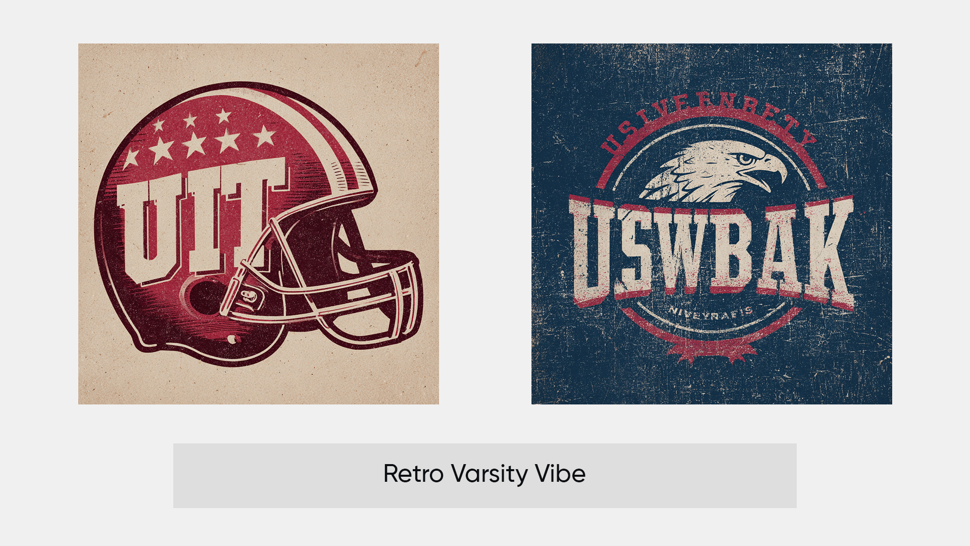 6. Retro Football Logo Ideas 