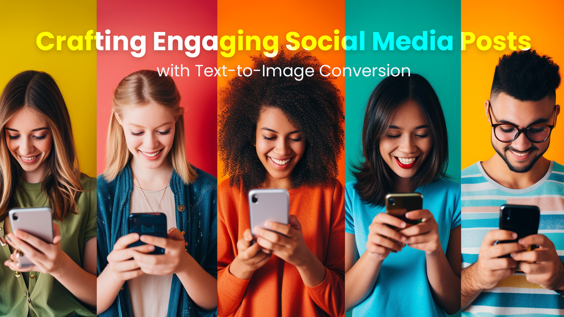 Crafting Engaging Social Media Posts with Text-to-Image Conversion