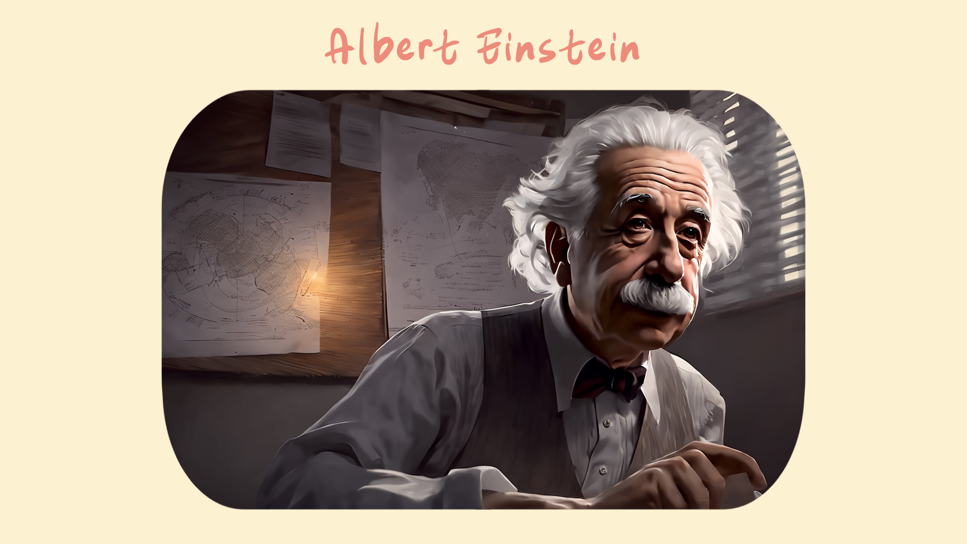 Image of Albert Einstein generated with imagine 