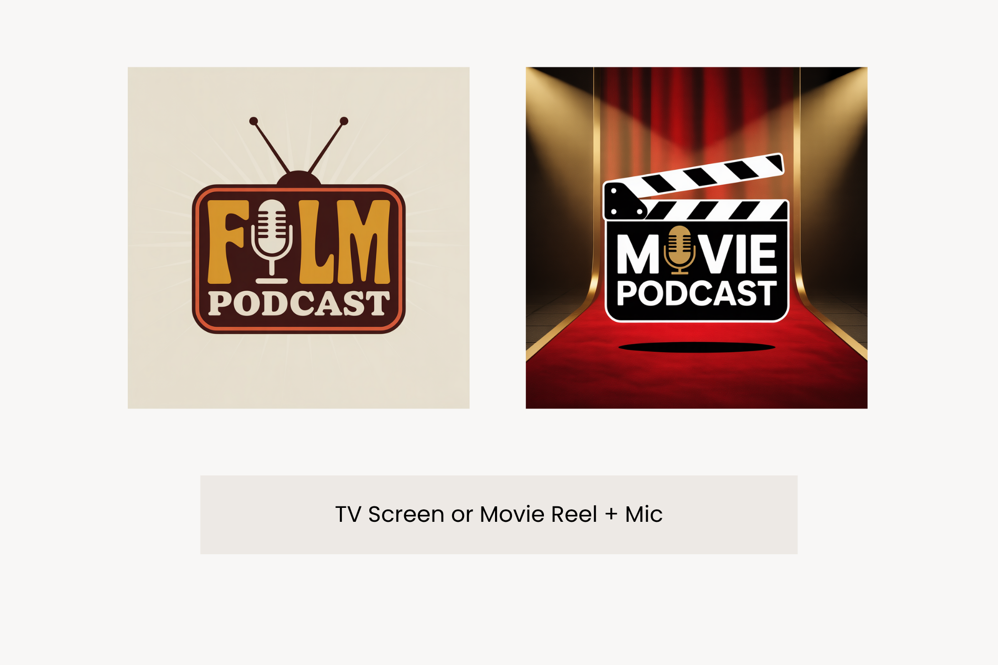 TV-Inspired Logo Ideas Generated by ImagineArt