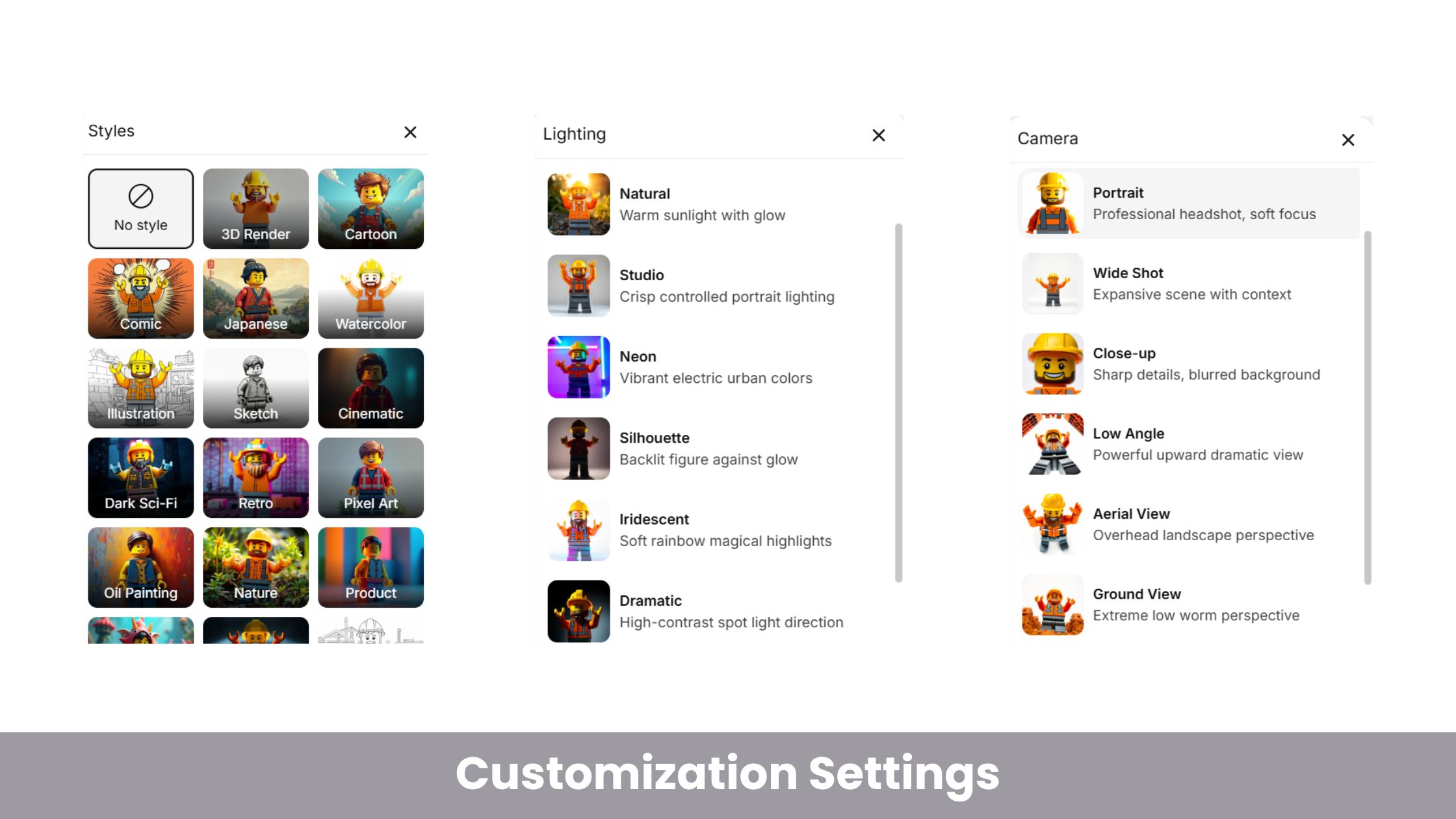 Advanced Input Options in Image Studio