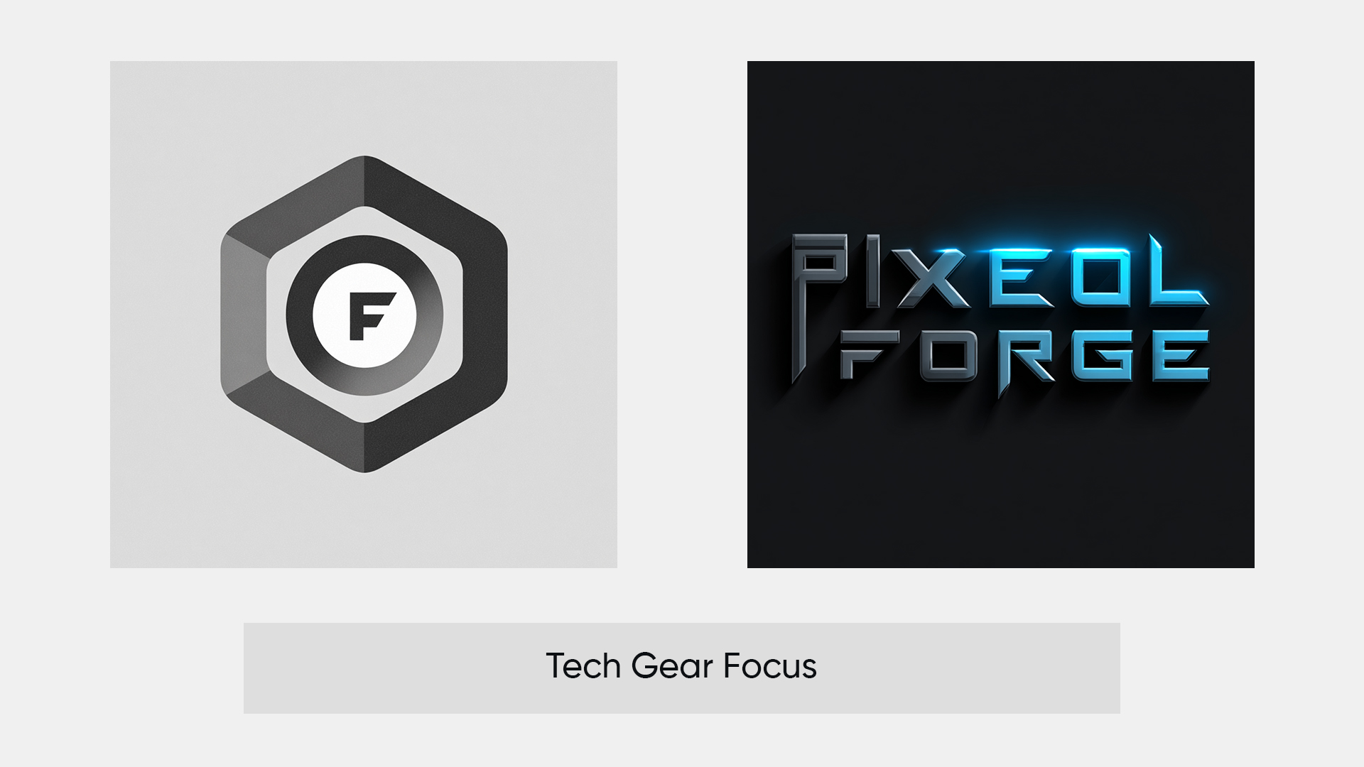 Tech Focus Logo Ideas Generated by ImagineArt