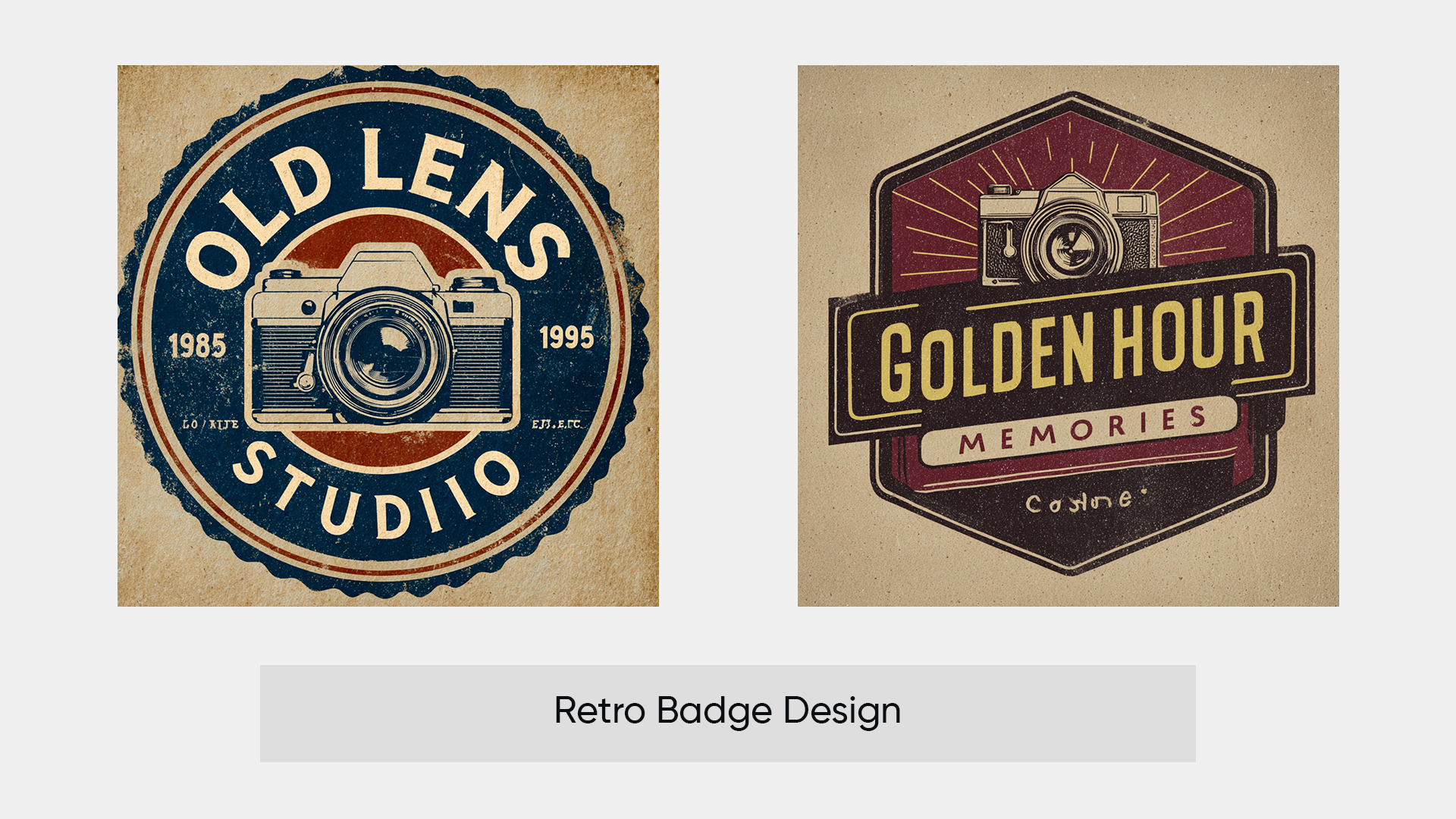 Retro Badge Ideas Generated by ImagineArt