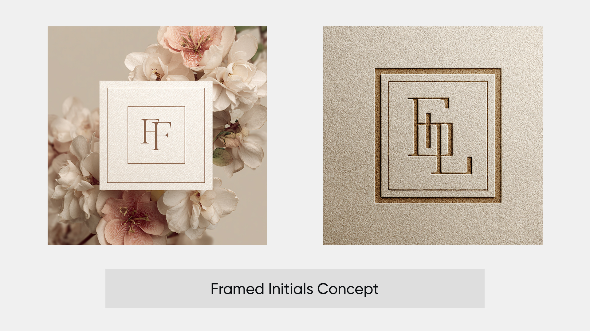 Framed Initials LogoIdeas Generated by ImagineArt