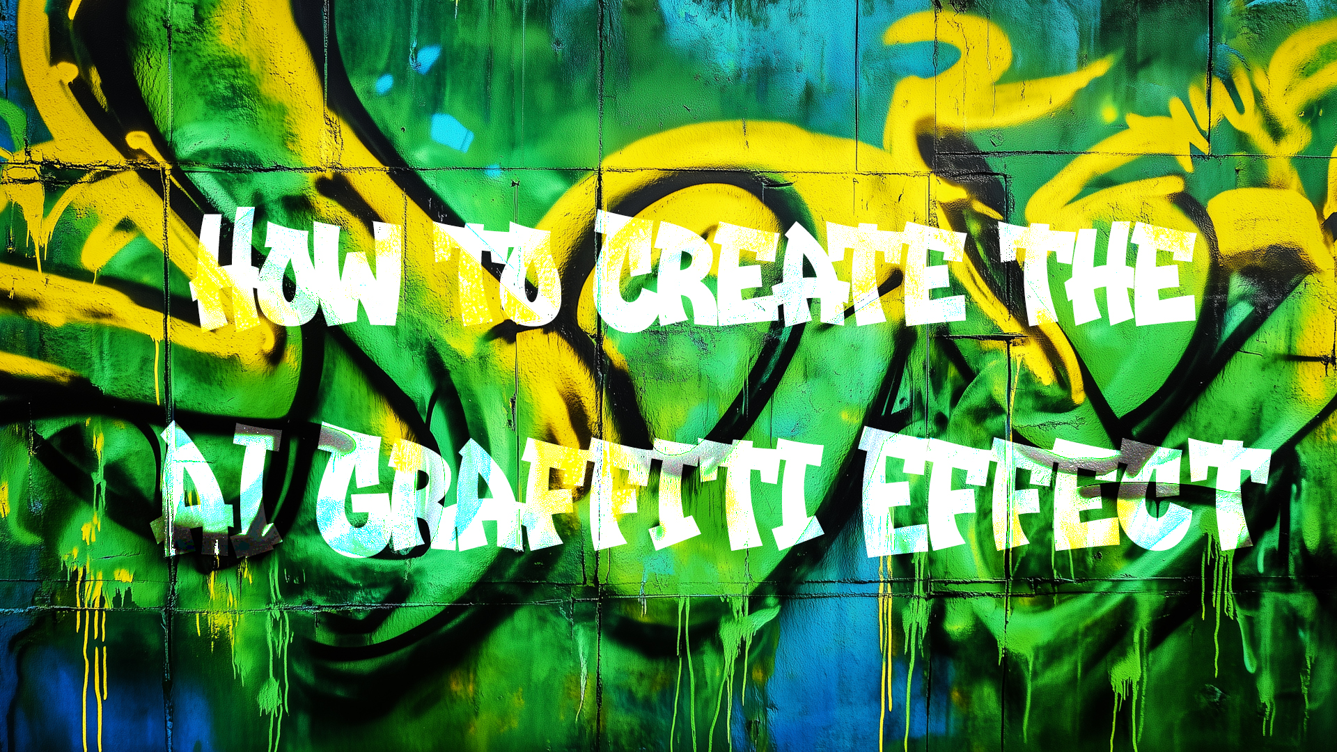 How to Create the AI Graffiti Effect