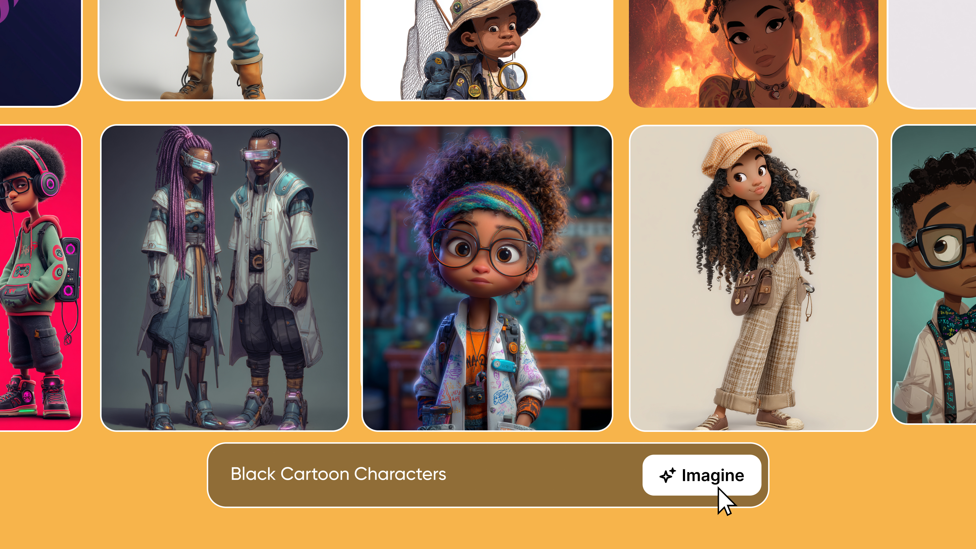 35 Black Cartoon Characters for Your Next Project | ImagineArt