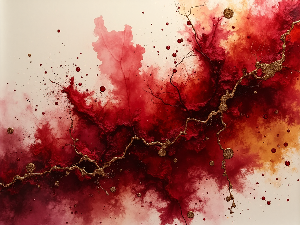 Burgundy Alcoholic Ink