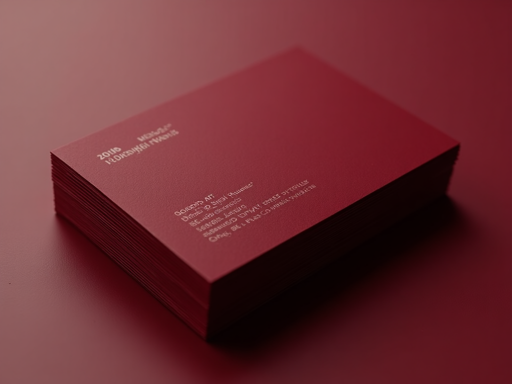 Burgundy Business Cards