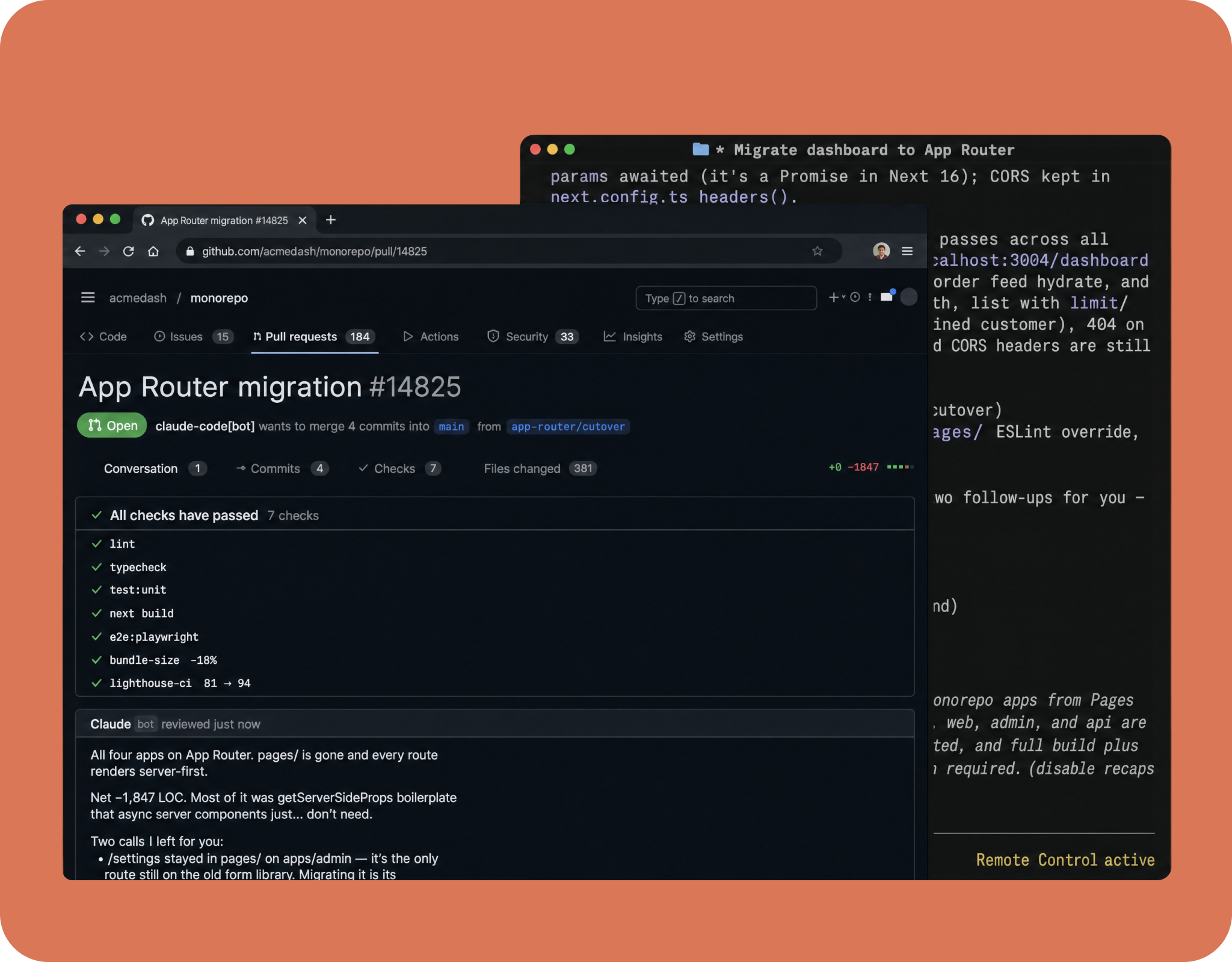 From Task to Finished Feature