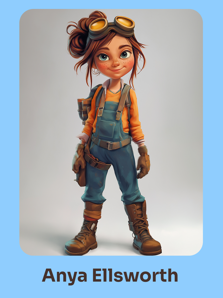 Inventor Female Cartoon Characters