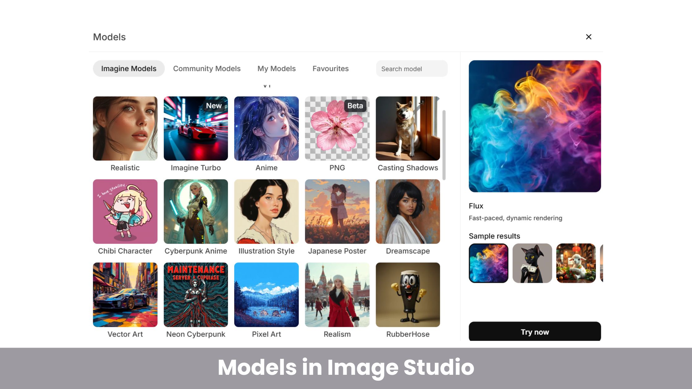 Choice of Models