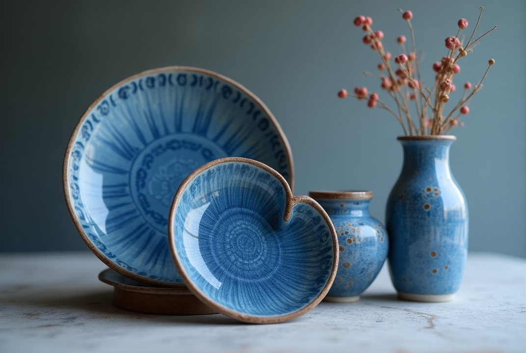 Cobalt Blue China Pottery 