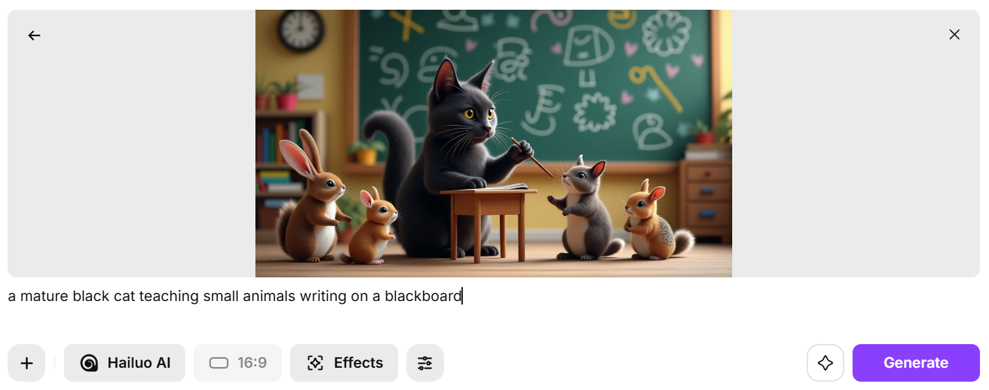 Create AI cat videos with AI video generator
