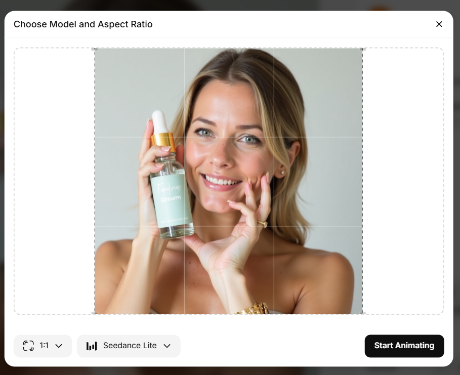 Create a video with your Trained AI Model