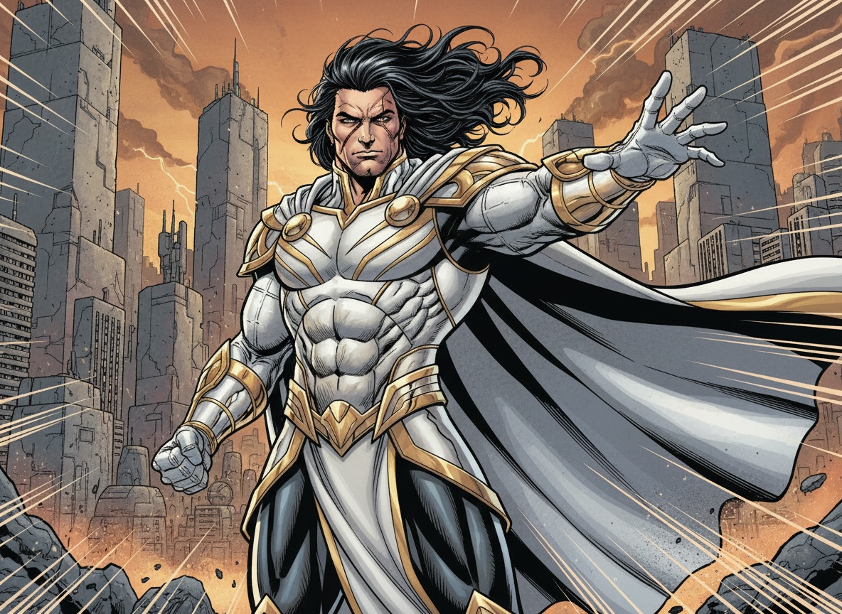 Comic Book Character Generated by ImagineArt