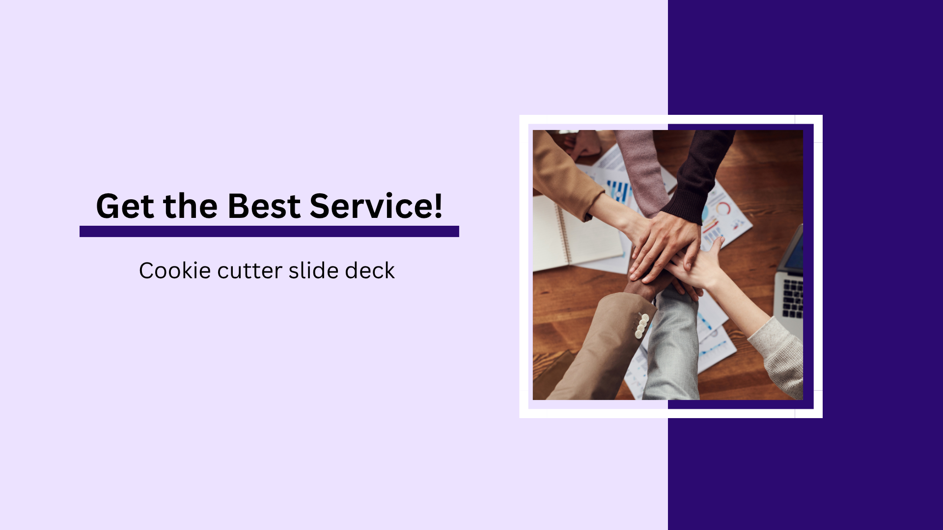 Deck A: Generic Slide Deck