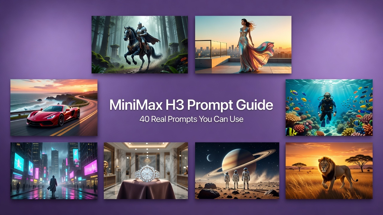 Hailuo 3.0 Prompt Guide: 40 Real Prompts + Examples