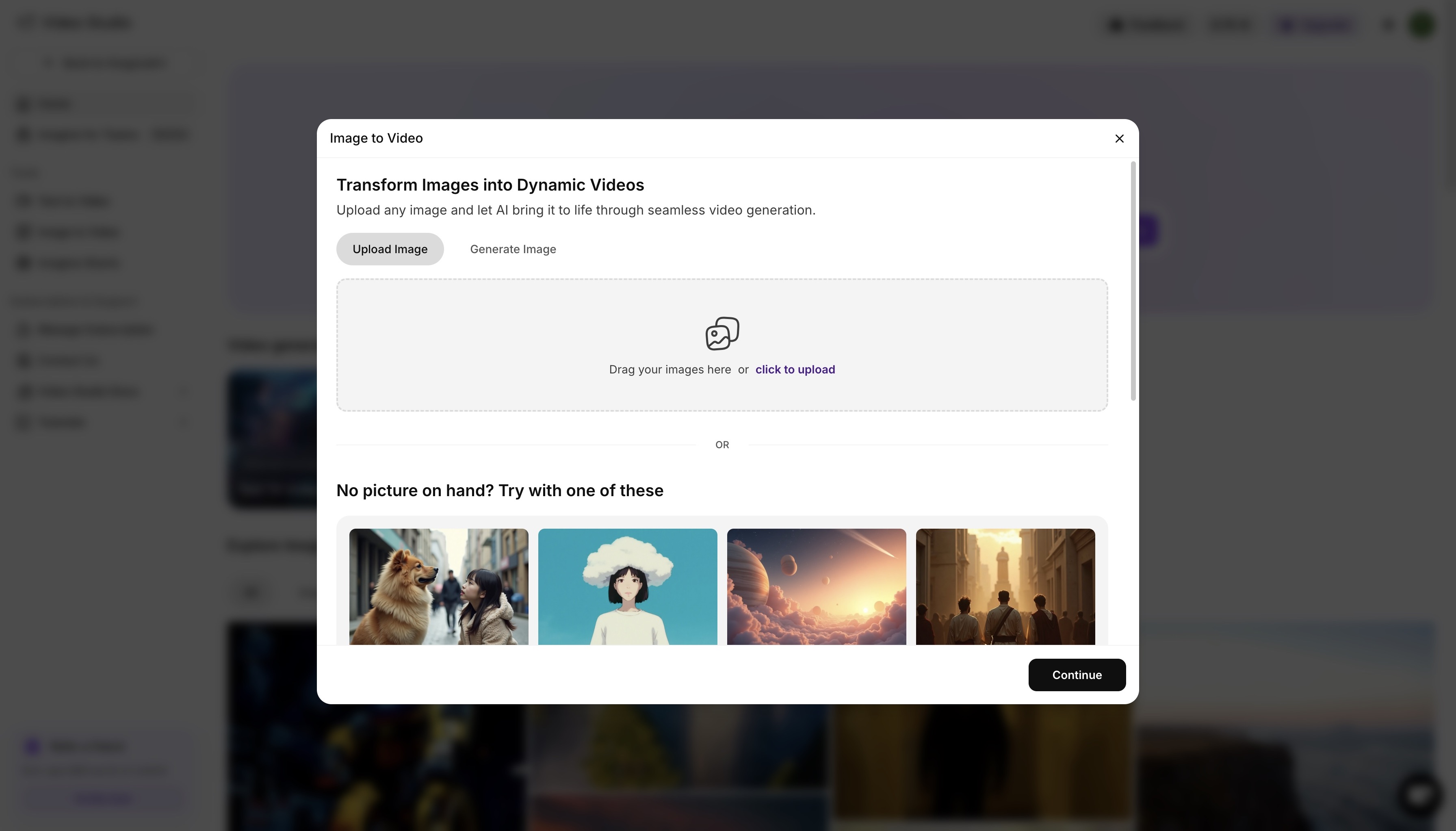 ImagineArt image-to-video