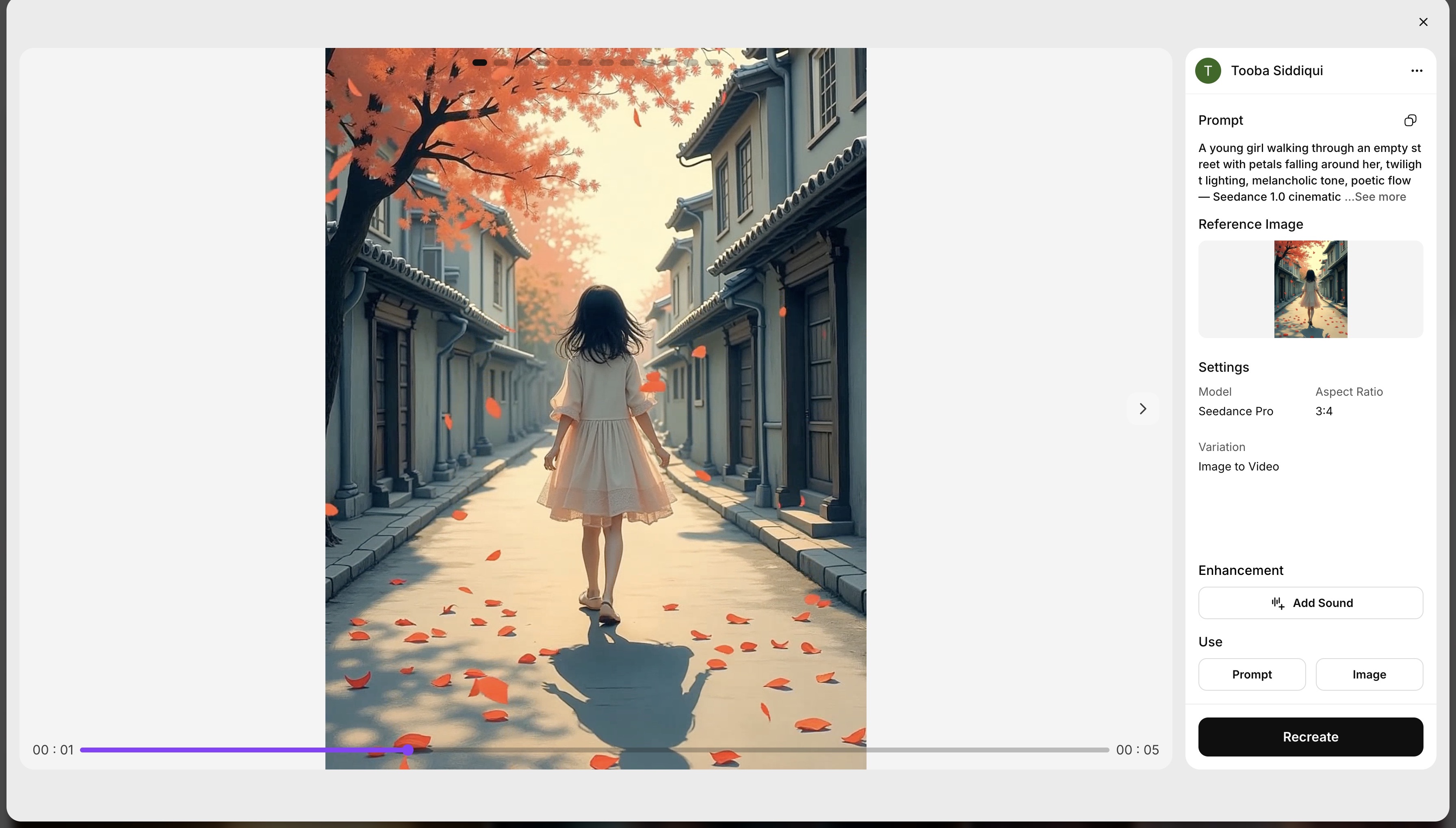 Japanese short film inspiration created on ImagineArt