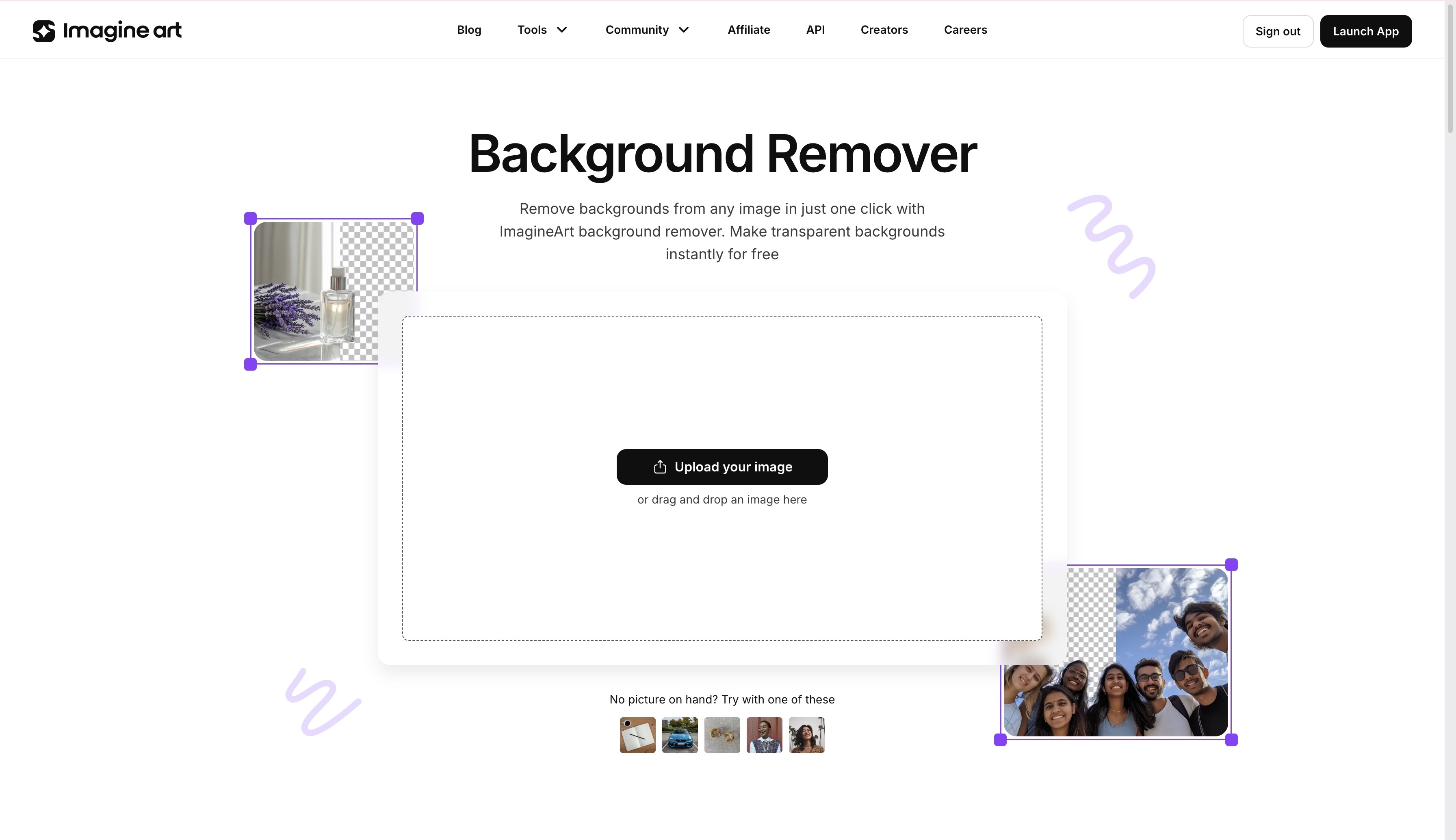 ImagineArt Background Remover