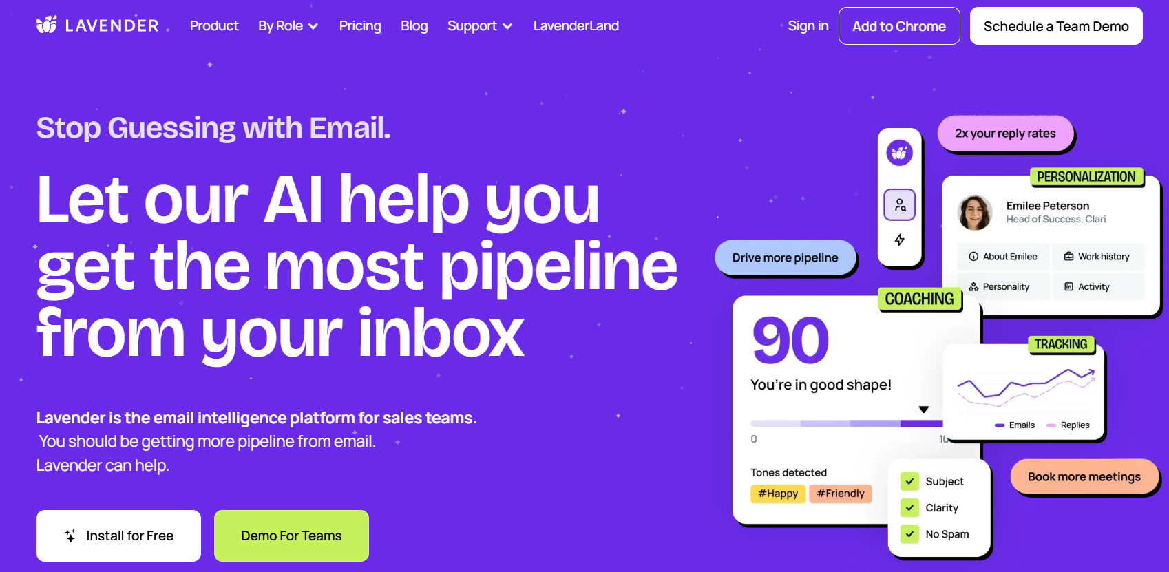 Lavender for Email Automation