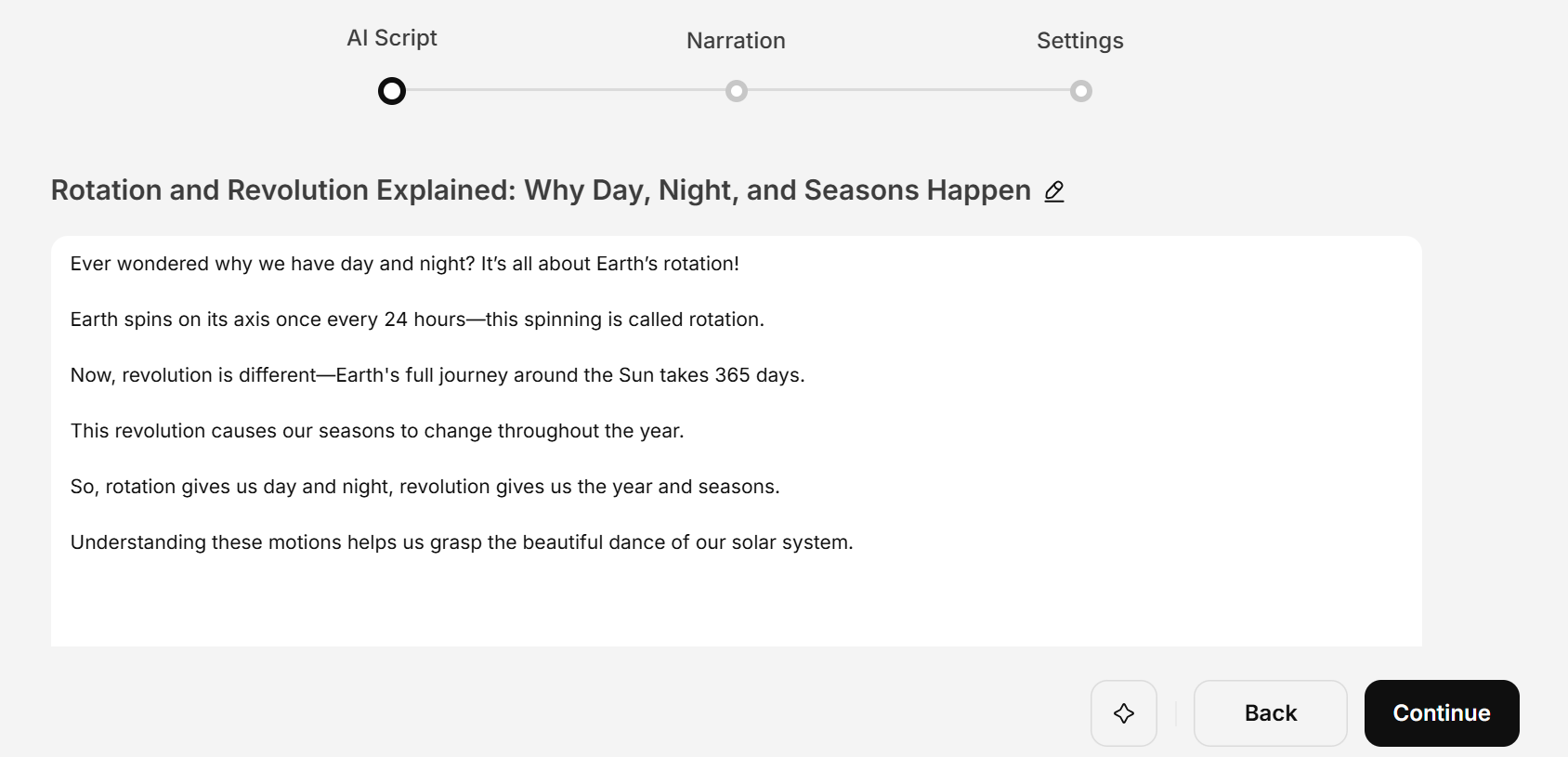 Let AI write your script too!
