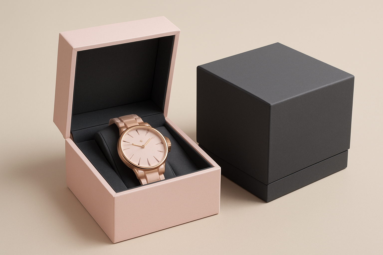 Light Pink Product Packaging