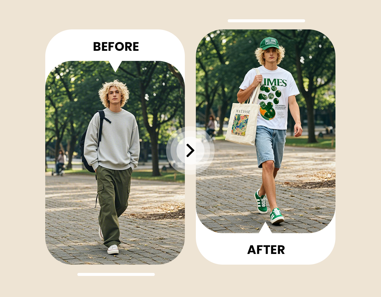 Visualize Outfits with AI Clothes Changer