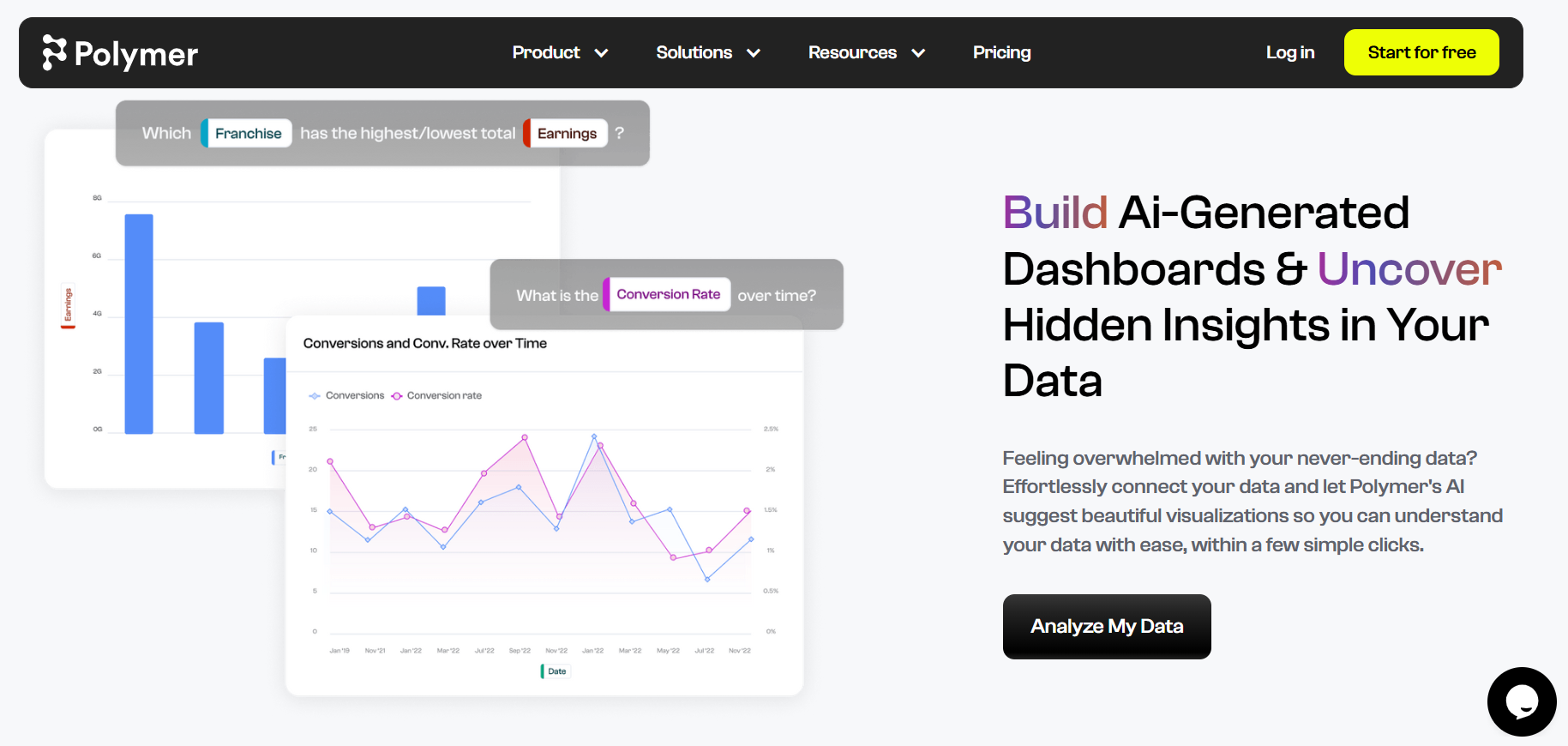 Polymer for Data Analysis